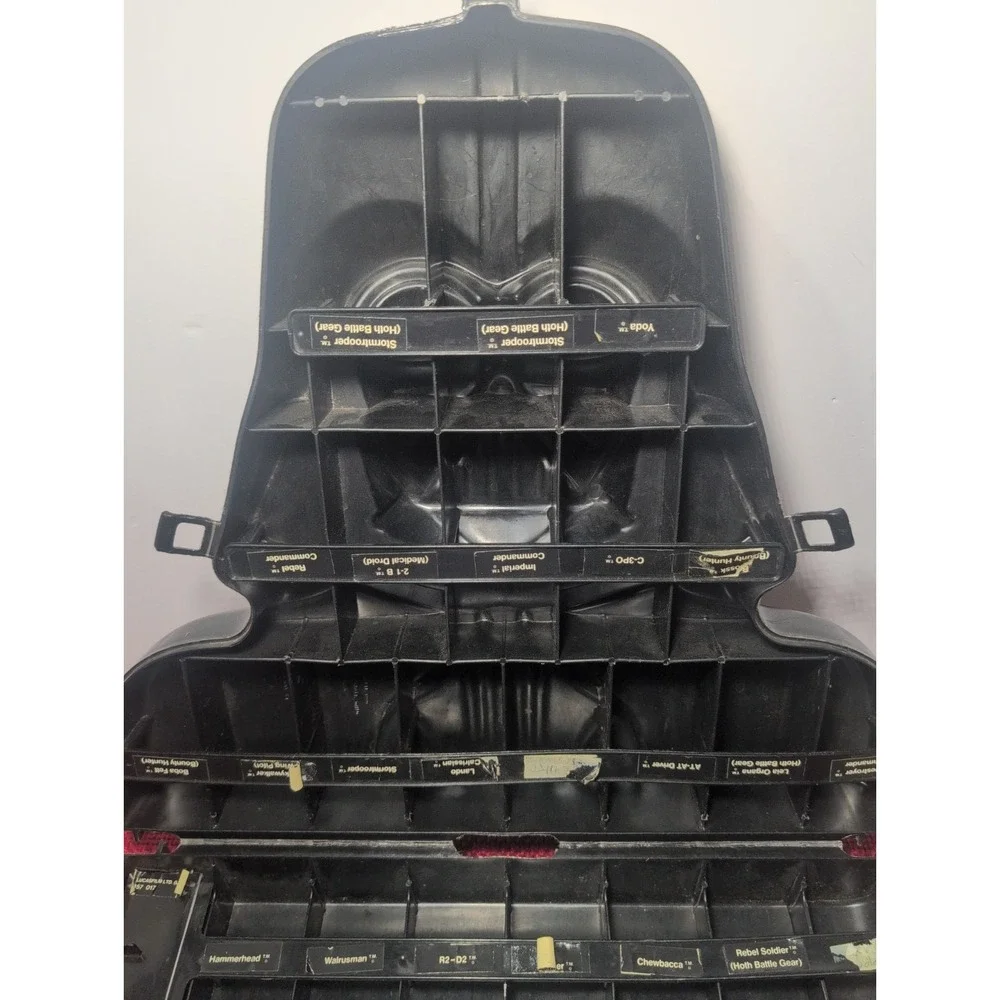 Vintage Star Wars Darth Vader Action Figure Collectors Carry Case 1980 Kenner